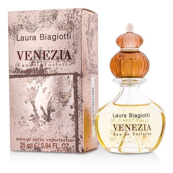 Laura Biagiotti Venezia туалетная вода 25 мл — восточный древесный аромат для женщин, добавляющий уют и изысканность.