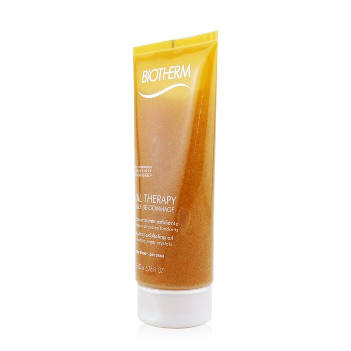 Biotherm масло для тела с отшелушивающим эффектом 200 мл, с маслом пассифлоры и микрокристаллами сахара