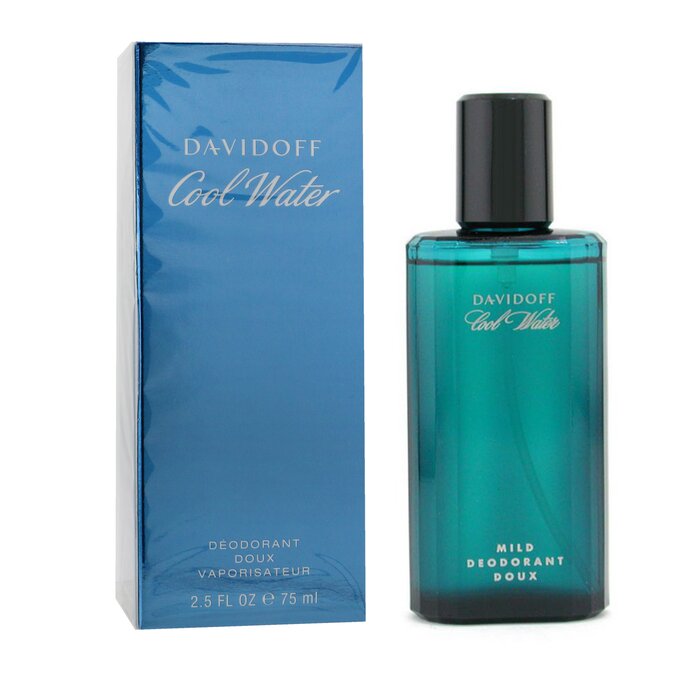 Дезодорант-спрей Davidoff Cool Water Mild для мужчин, 75 мл, свежесть и защита от запаха