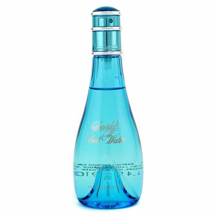 Дезодорант-спрей Davidoff Cool Water 100 мл с натуральными экстрактами для свежести и защиты от пота