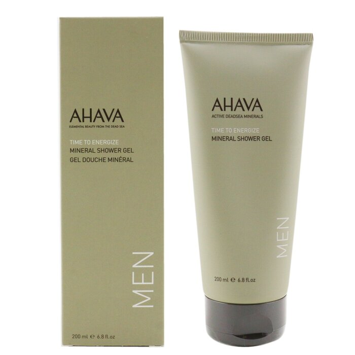 Ahava минеральный гель для душа с экстрактами женьшеня и имбиря для мужчин 200 мл