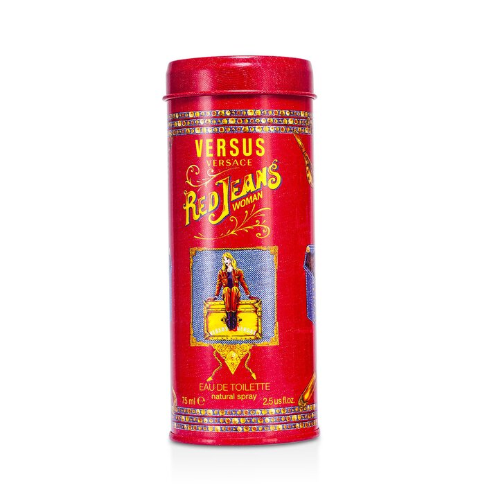 Туалетная вода Versus Red Jeans для женщин, цветочные и древесные ноты, 75 мл