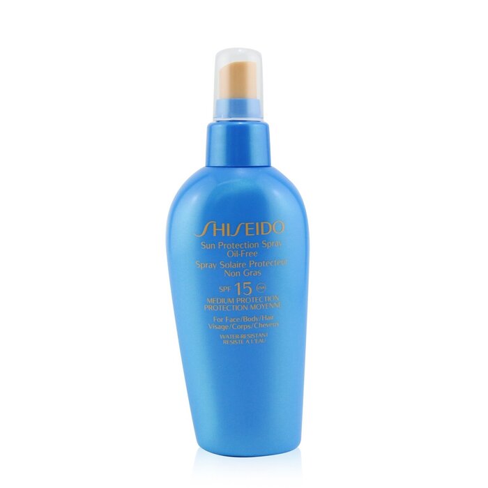 Солнцезащитный спрей без масла Shiseido SPF 15 для кожи и волос 150 мл