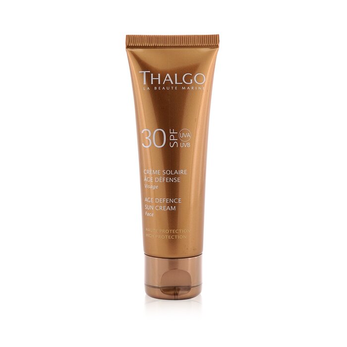 Солнцезащитный крем для лица и декольте Thalgo с SPF 30, 50 мл — защита от UVA/UVB и антивозрастной эффект