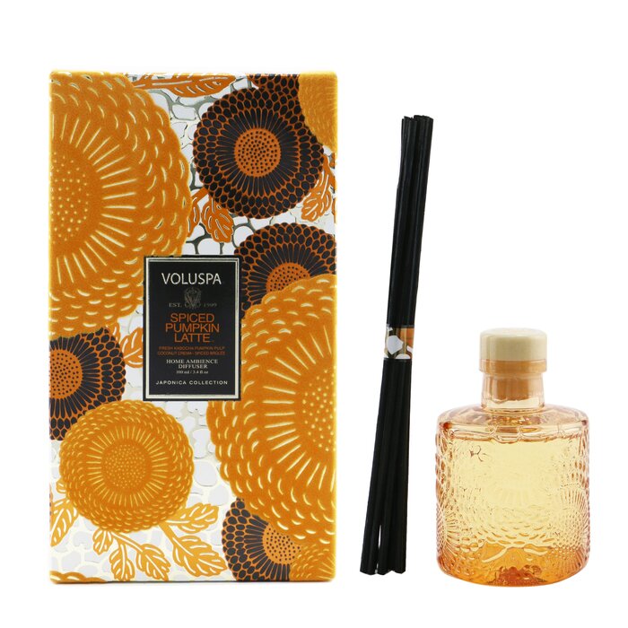 Аромадиффузор Voluspa Spiced Pumpkin Latte, 100 мл – уютный аромат с тыквой и кремом для дома