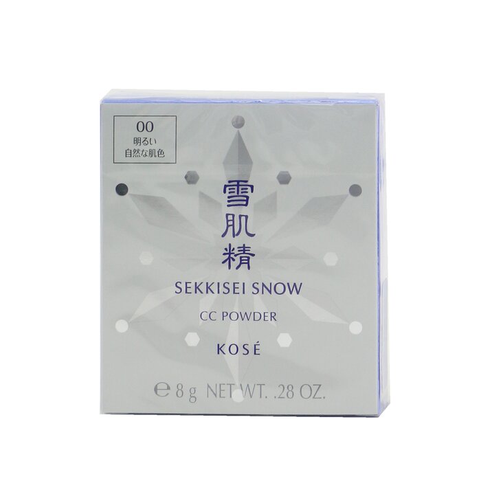 Крем-пудра Kose Sekkisei Snow CC с SPF 14 для лица, 8 г