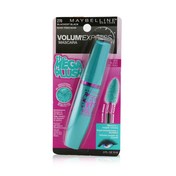 Тушь для ресниц Maybelline Volum' Express Mega Plush с эффектом объема 9 мл
