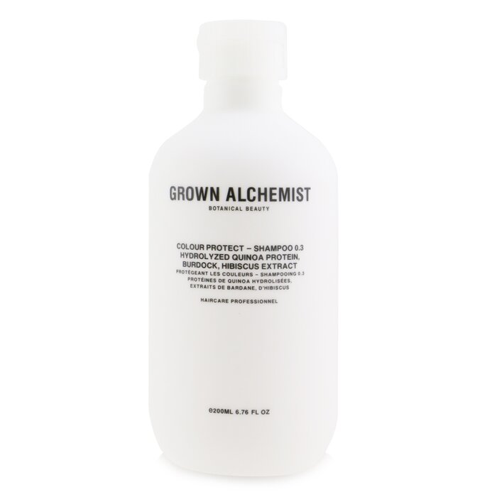 Шампунь для защиты цвета Grown Alchemist с протеинами киноа, 500 мл