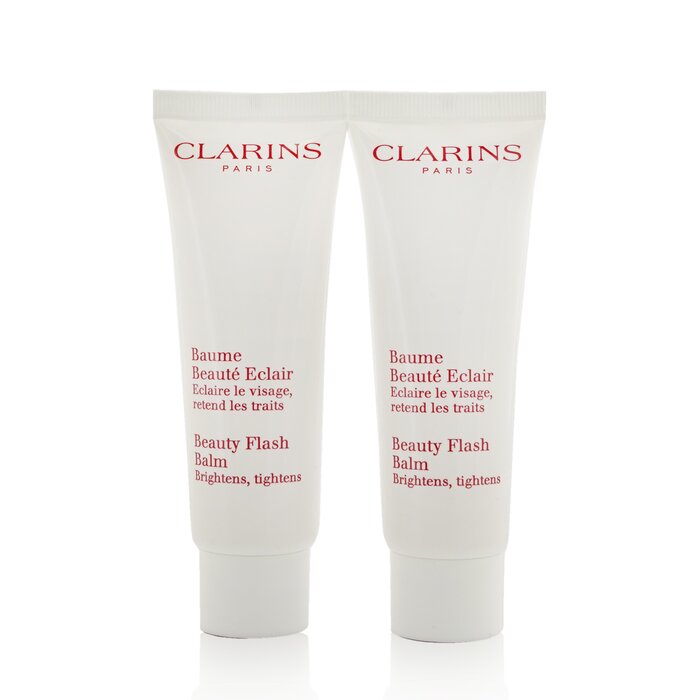 Clarins бальзам для мгновенного сияния с алоэ вера и витамином C, для лица, 2x50 мл