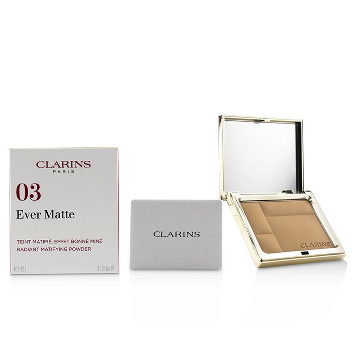 Крем-пудра Clarins Ever Matte с матирующим эффектом для лица 10 г