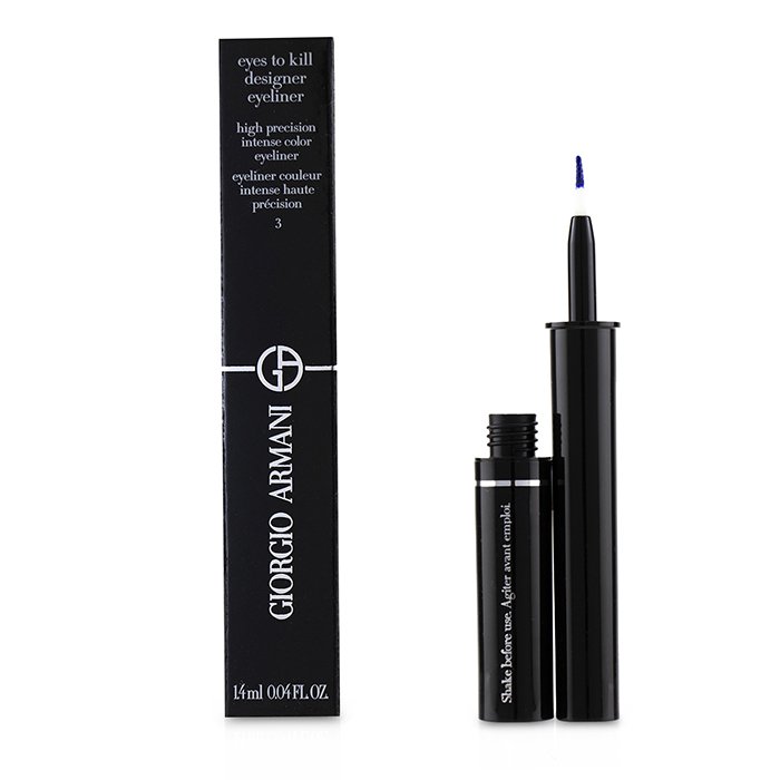 Жидкий карандаш для глаз Giorgio Armani с водной основой, стойкий до 12 часов, 1.4 мл