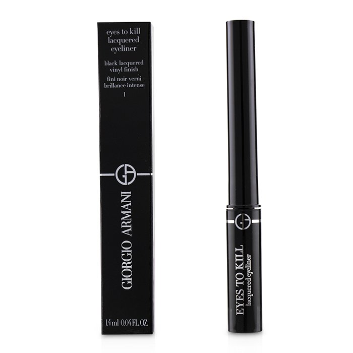 жидкая подводка для глаз Giorgio Armani с эффектом сияния, 1.4 мл, оттенок #1 Onyx