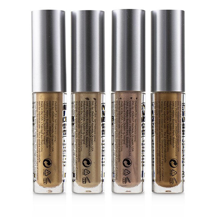 Палитра жидких хайлайтеров TheBalm The Dew Manizer's Quad, 4×2,1 мл для создания сияющего образа
