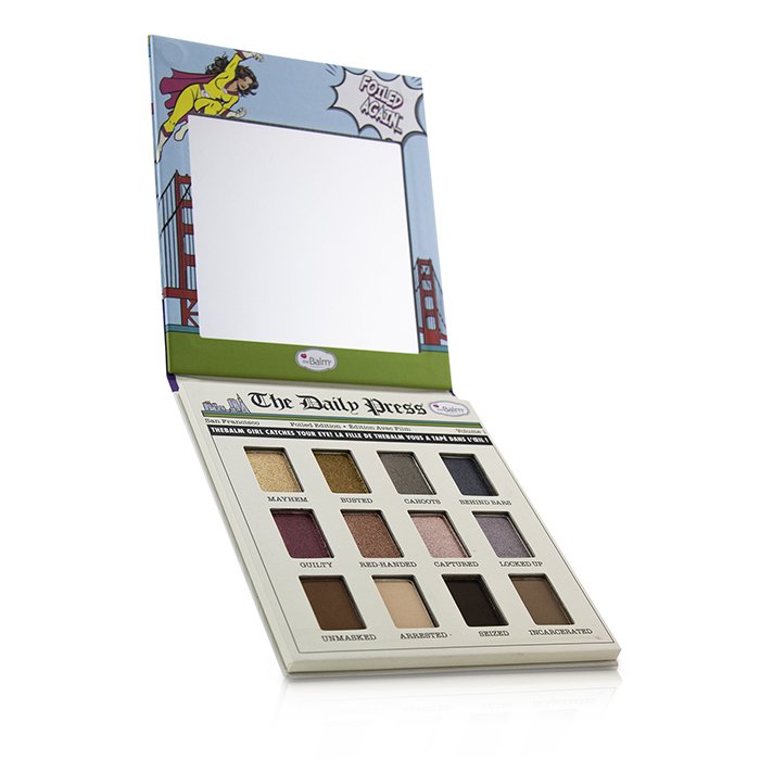 Палитра теней для век TheBalm Foiled Again, 12 оттенков, 9.6 г