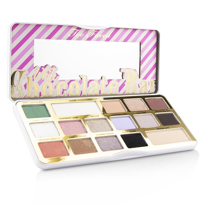 Палитра теней для век Too Faced White Chocolate Bar, 17.7 г – 14 оттенков с бархатистой текстурой для любого макияжа