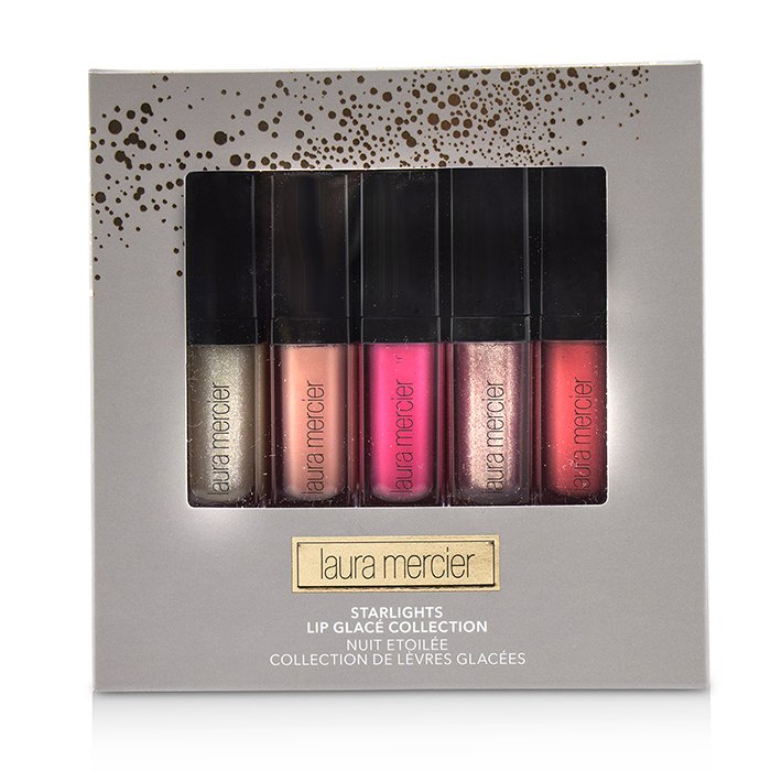 Коллекция блесков для губ Laura Mercier Starlights, 5 оттенков по 2,8 г, с витамином Е и увлажняющим эффектом