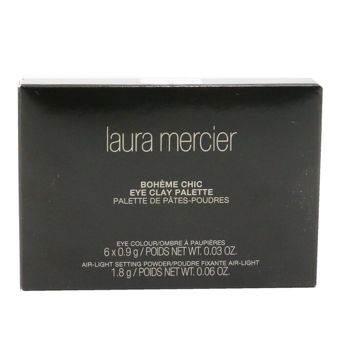 палетка теней для век Laura Mercier Boheme Chic с 8 оттенками, в том числе металлическими, для стильного макияжа