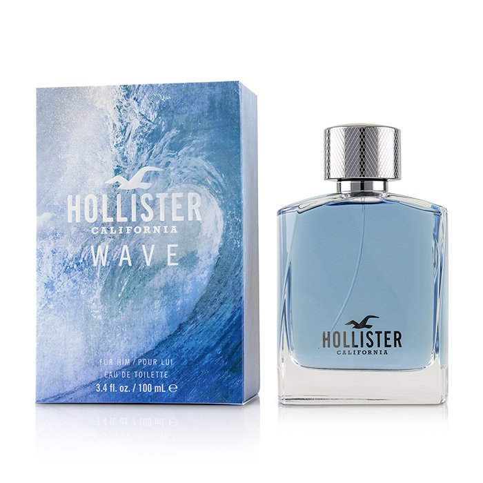Hollister Wave туалетная вода для мужчин, 50 мл — свежий древесно-ароматический аромат с нотами бамбука и морской соли