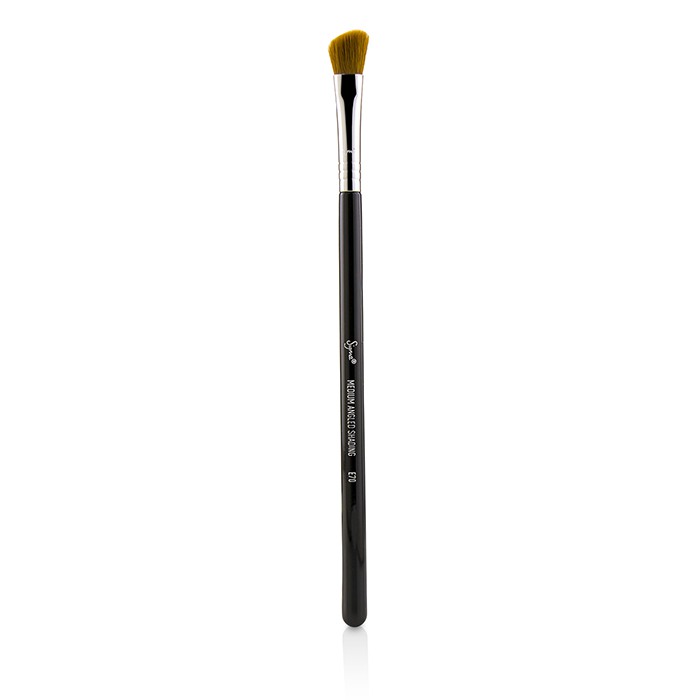 Кисть для макияжа Sigma Beauty E70 для растушевки теней и выделения бровей средней скошенной формы