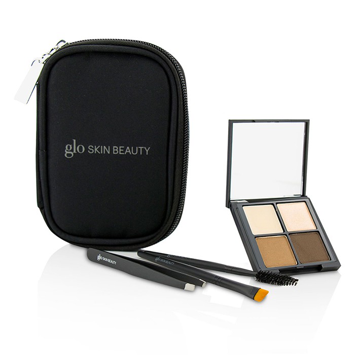 Набор для создания и подкрашивания бровей Glo Skin Beauty: воск, пудры и аппликаторы