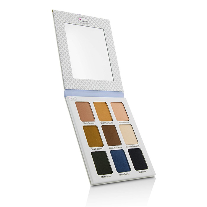 Палитра матовых теней для век TheBalm с 9 высокопигментированными оттенками, 21.6 г
