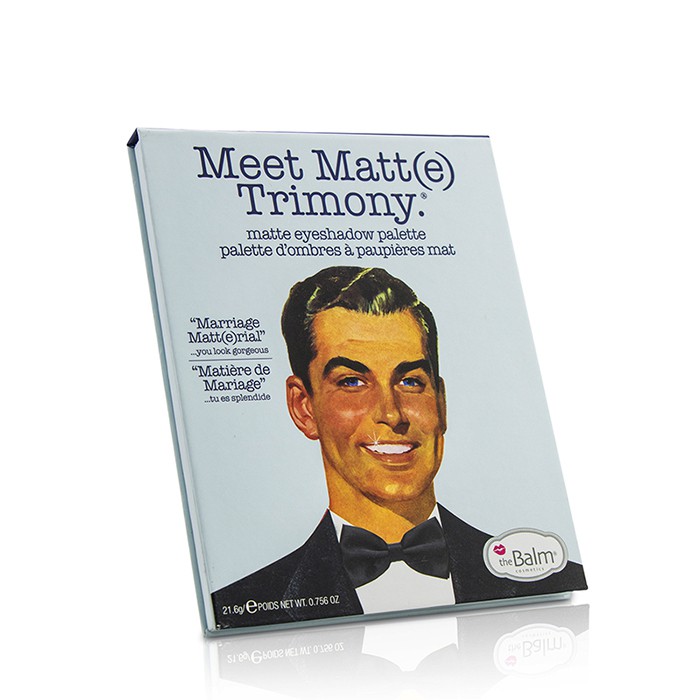 Палитра матовых теней для век TheBalm Meet Matt(e) Trimony, 21.6 г, 9 оттенков