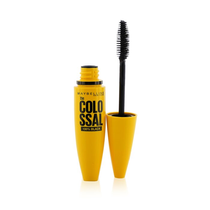 Маскара Maybelline Volum' Express The Colossal 100% Black, 10.7 мл — объём и длина без комков для выразительного взгляда