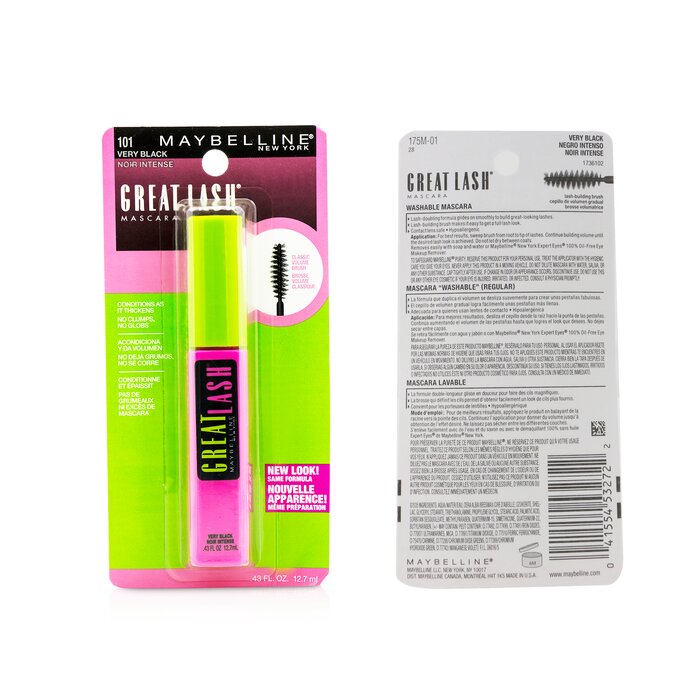 Тушь для ресниц Maybelline Great Lash с увеличивающим объемом, 12.7 мл