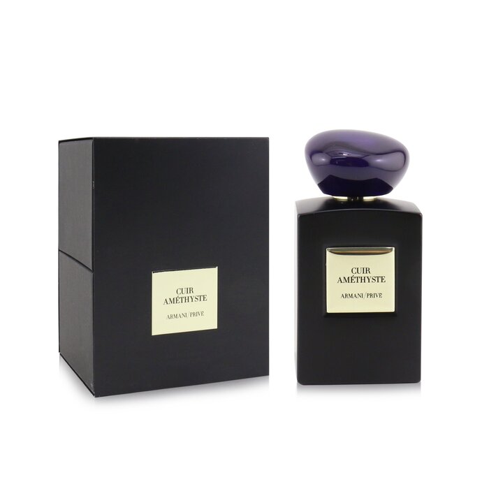 Giorgio Armani Cuir Amethyste парфюмированный спрей 50 мл — кожаный аромат для мужчин и женщин, роскошь и глубина звучания.