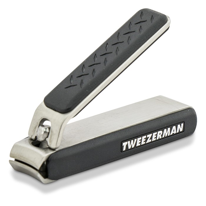 Щипчики для ногтей Tweezerman Precision Grip с контейнером для обрезков
