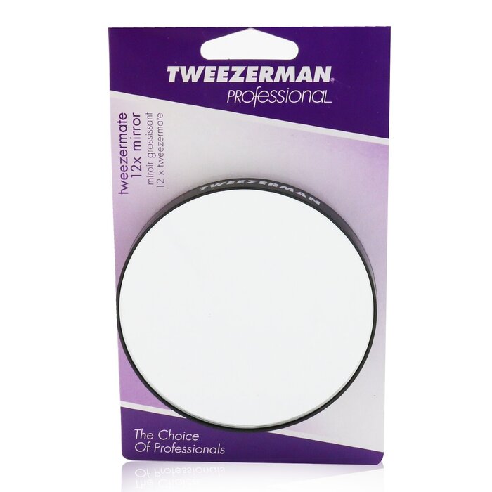 Зеркало увеличительное 12x Tweezerman для точного ухода за собой, компактное и удобное в использовании