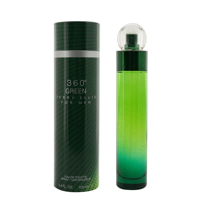 Парфюмерная вода Perry Ellis 360 Green 100 мл для мужчин с водяными и фруктовыми нотами