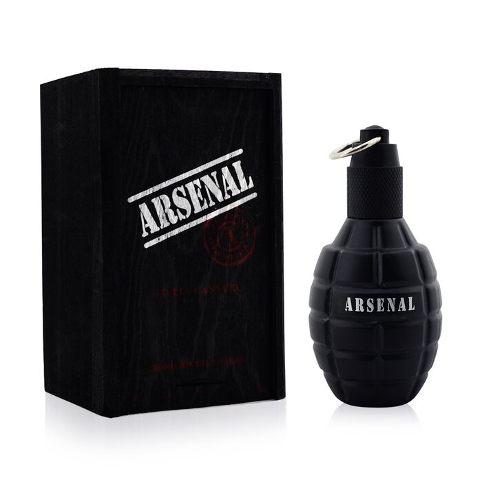 Gilles Cantuel Arsenal Black парфюмерная вода для мужчин, цитрусово-древесный аромат, 100 мл