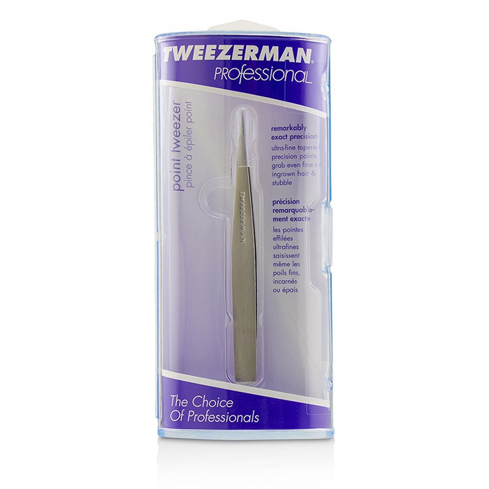 Пинцет Tweezerman профессиональный с заостренными концами для коррекции бровей и удаления волосков