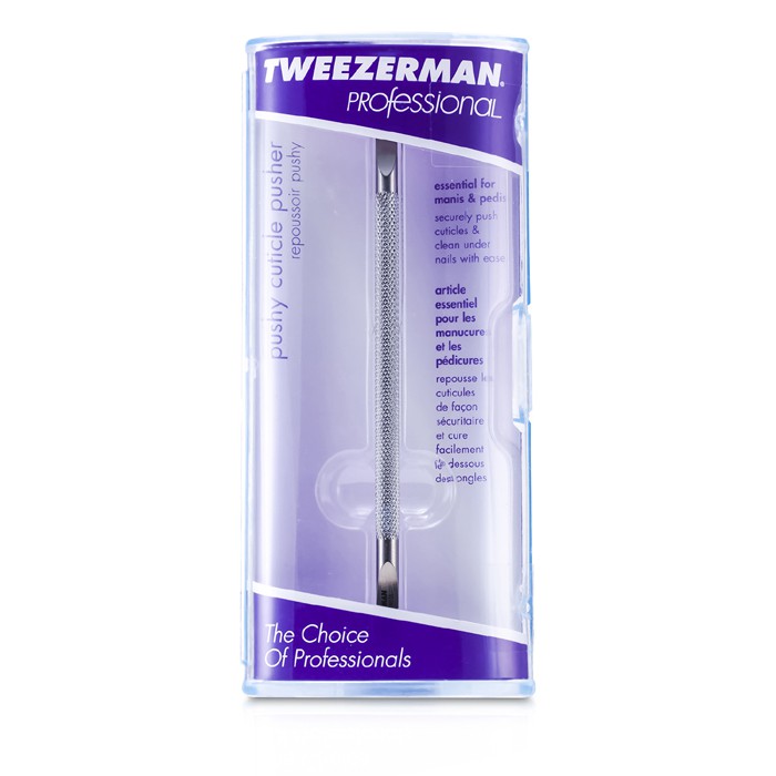 Профессиональный пушер для кутикулы из нержавеющей стали Tweezerman