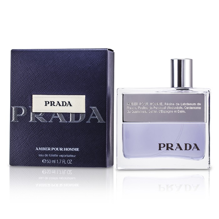 Prada Amber Pour Homme туалетная вода для мужчин, 100 мл — восточные и фужерные ноты, для повседневного использования.
