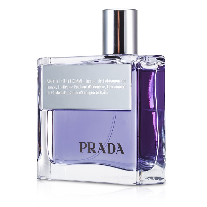 Prada Amber Pour Homme туалетная вода для мужчин, 100 мл — восточные и фужерные ноты, для повседневного использования.