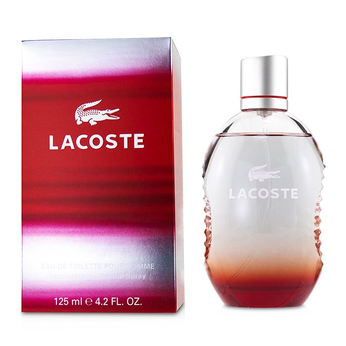 Lacoste Red, парфюм для мужчин, 75 мл - чувственный аромат с нотами яблока, жасмина и древесины