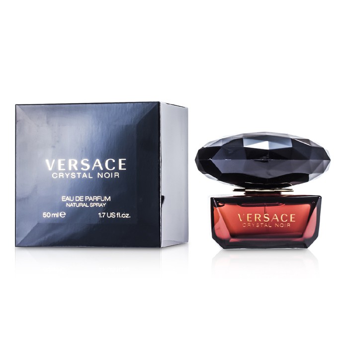 Versace Crystal Noir парфюм 90 мл — утончённый цветочный аромат с нотами гардении и амбры для уверенной женщины