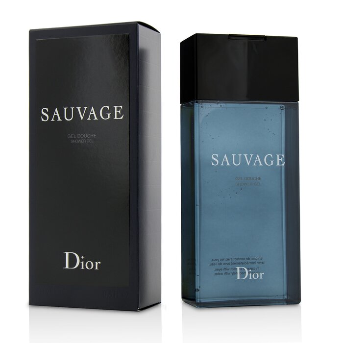 Душевой гель Sauvage от Christian Dior с легким очищающим эффектом, 200 мл