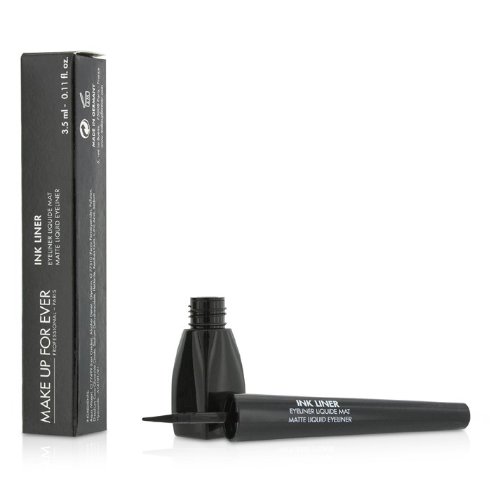 Make Up For Ever жидкий лайнер с матовым черным пигментом для глаз, 3.5 мл