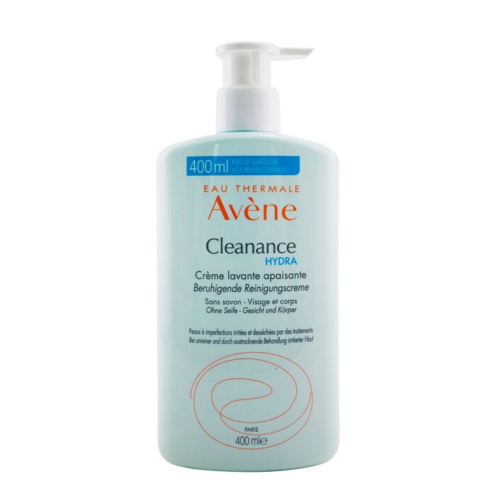 Очищающий крем для лица Avene Cleanance HYDRA, 400 мл, с термальной водой и увлажняющими компонентами
