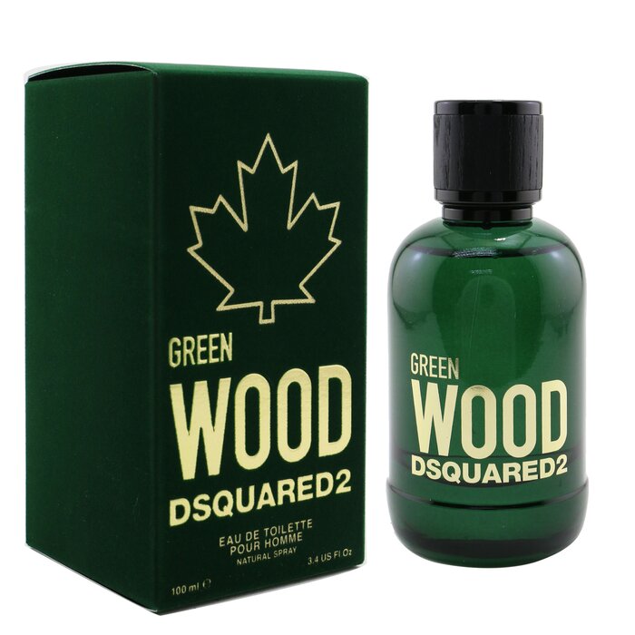 Dsquared2 Green Wood туалетная вода для мужчин, древесно-пряный аромат, 100 мл
