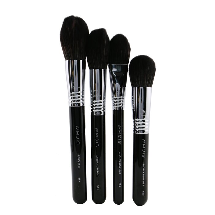 Набор кистей для макияжа Sigma Beauty (4 шт) – профессиональный подход в вашем косметичке