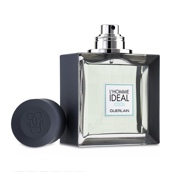 Guerlain L'Homme Ideal Cool парфюмерная вода, 100 мл — свежий мужской аромат с нотами бергамота, мяты и сладкого миндаля