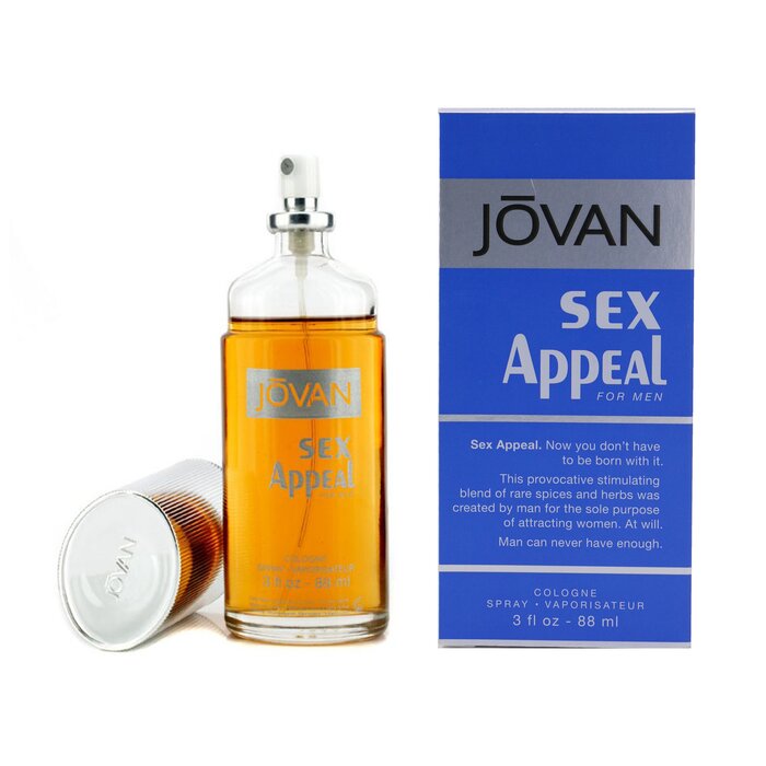 Парфюм Jovan Sex Appeal для мужчин, 88 мл — свежий аромат с корицей и сандаловым деревом