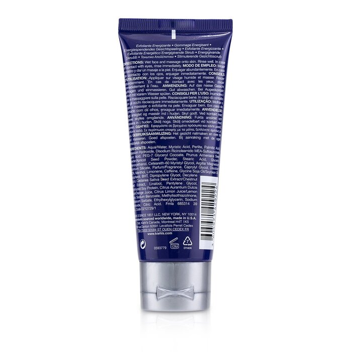 Очищающий скраб для лица Kiehl's с кофеином и абрикосовыми косточками 100 мл