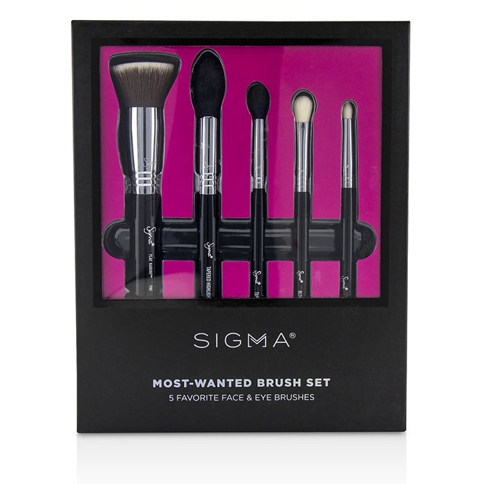 Набор кистей для макияжа Sigma Beauty Most Wanted, 5 шт, с синтетическими волокнами для любого типа кожи