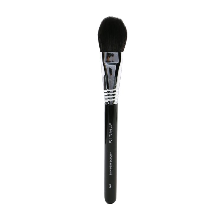 Кисть Sigma Beauty F67 для макияжа с мягким волокном, универсальная для нанесения и растушевки.