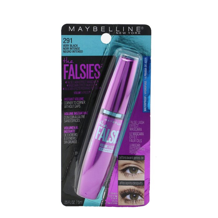 Водостойкая тушь для ресниц Maybelline Volum' Express, 7,5 мл, объём и изгиб для выразительного взгляда